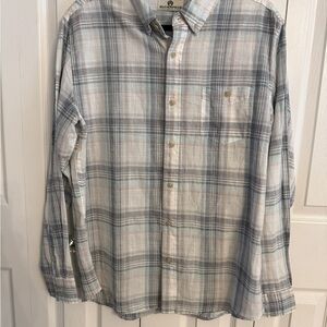 Weatherproof Men's Plaid Button-Down Shirt Sz L.  LIKE NEW.